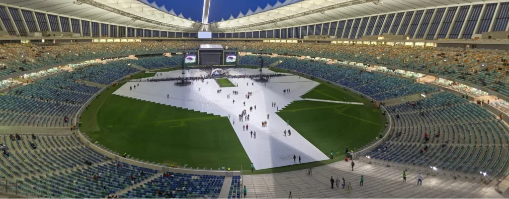 TerraTile installed at Moses Mabhida Durban in South Africa
