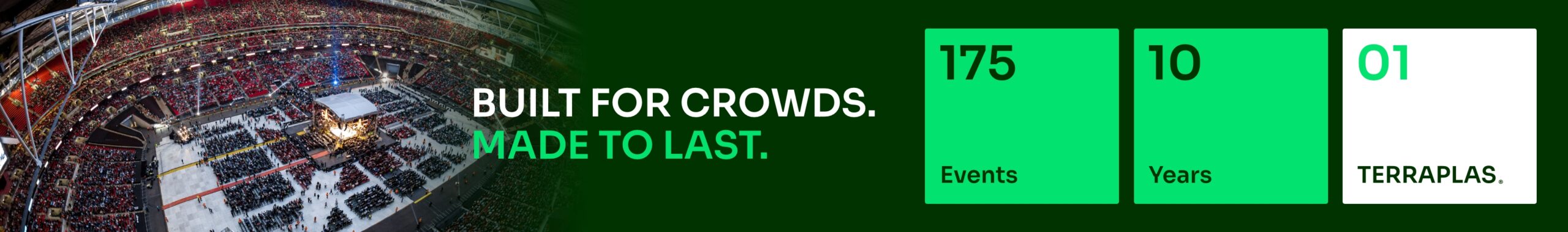 Wembley built for crowds made to last banner